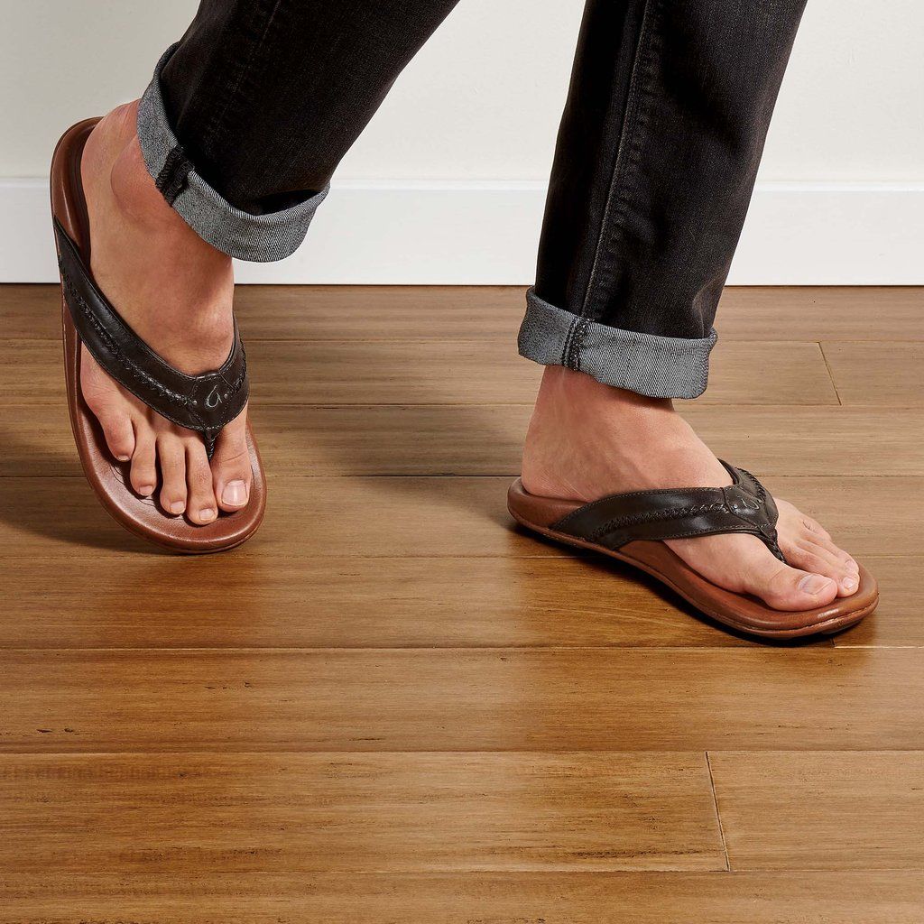 Sandalias Olukai Mea Ola - Chanclas Hombre Grises 20208-975